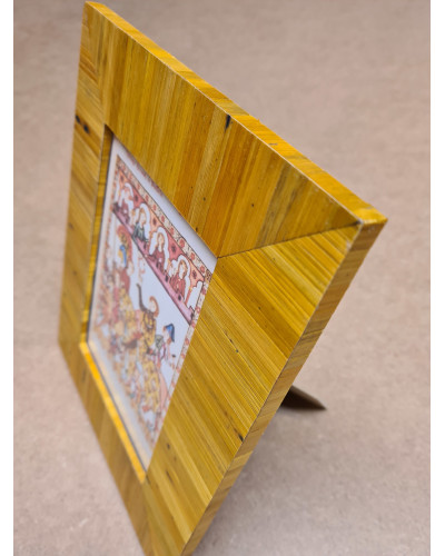 Cadre photo 25x20 aux lignes perpendiculaires