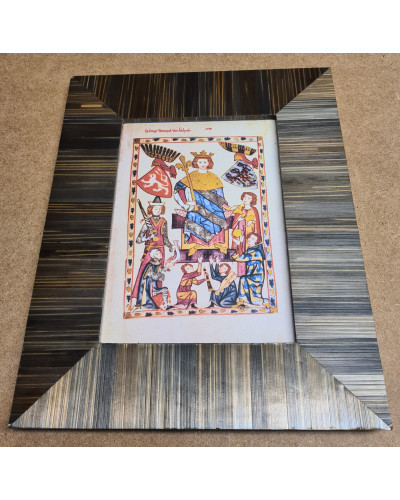 Cadre photo 25x20 aux lignes perpendiculaires