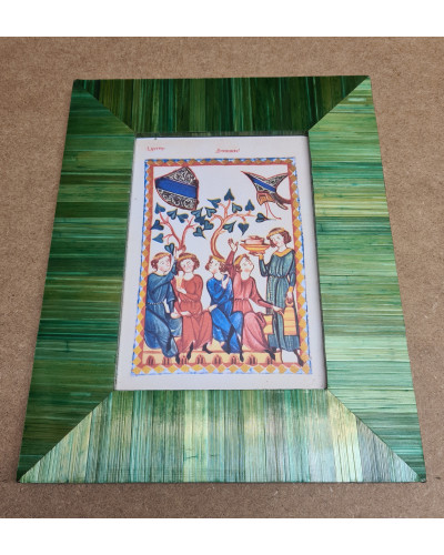 Cadre photo 25x20 aux lignes perpendiculaires