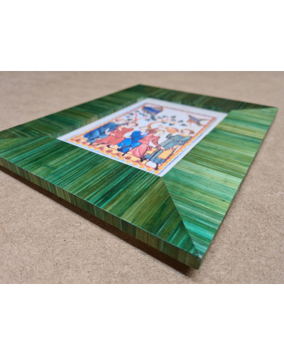 Cadre photo 25x20 aux lignes perpendiculaires