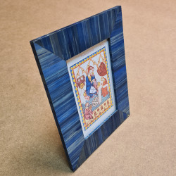 Cadre photo 25x20 aux lignes perpendiculaires
